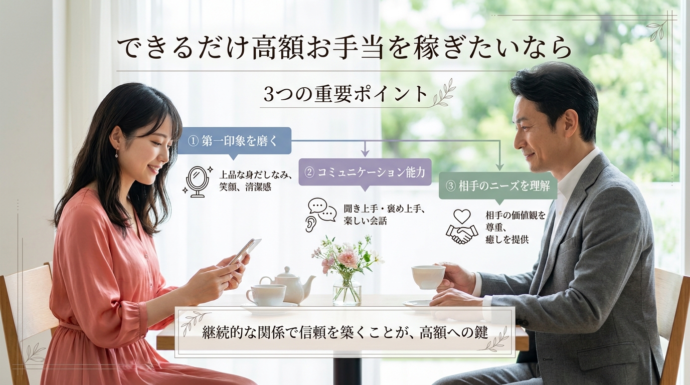 できるだけ高額お手当を稼ぎたいなら