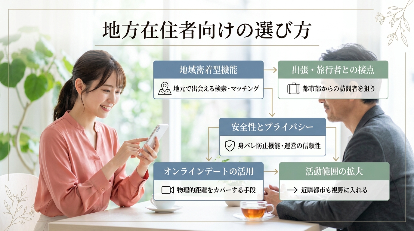 地方在住者向けの選び方
