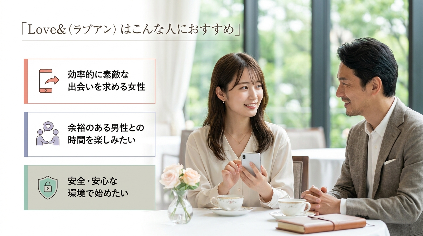 Love&(ラブアン)はこんな人におすすめ